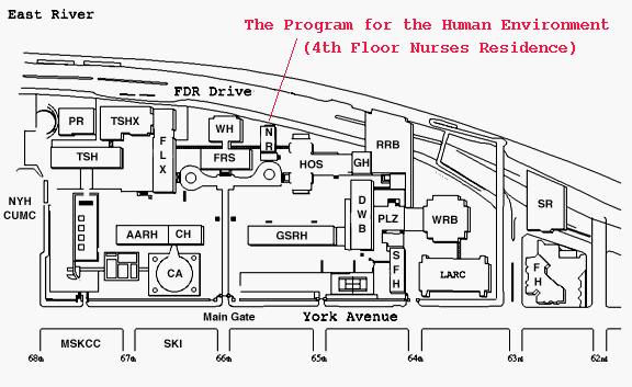 Map of The Rockefeller University